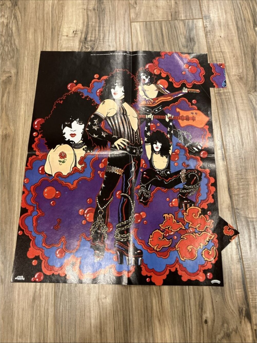 KISS Paul Stanley 1978 LP Album Insert -  POSTER ONLY
